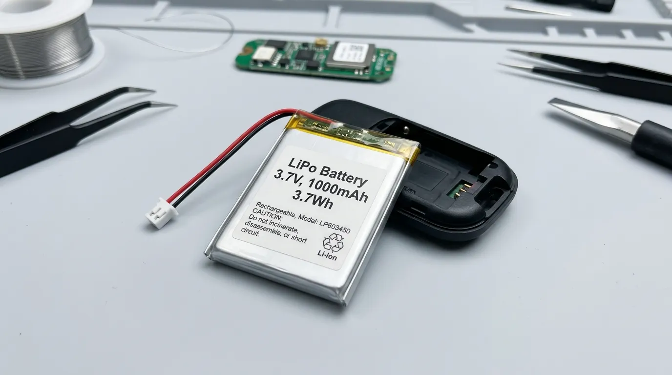 LiPo-Batterie für GPS-Tracker