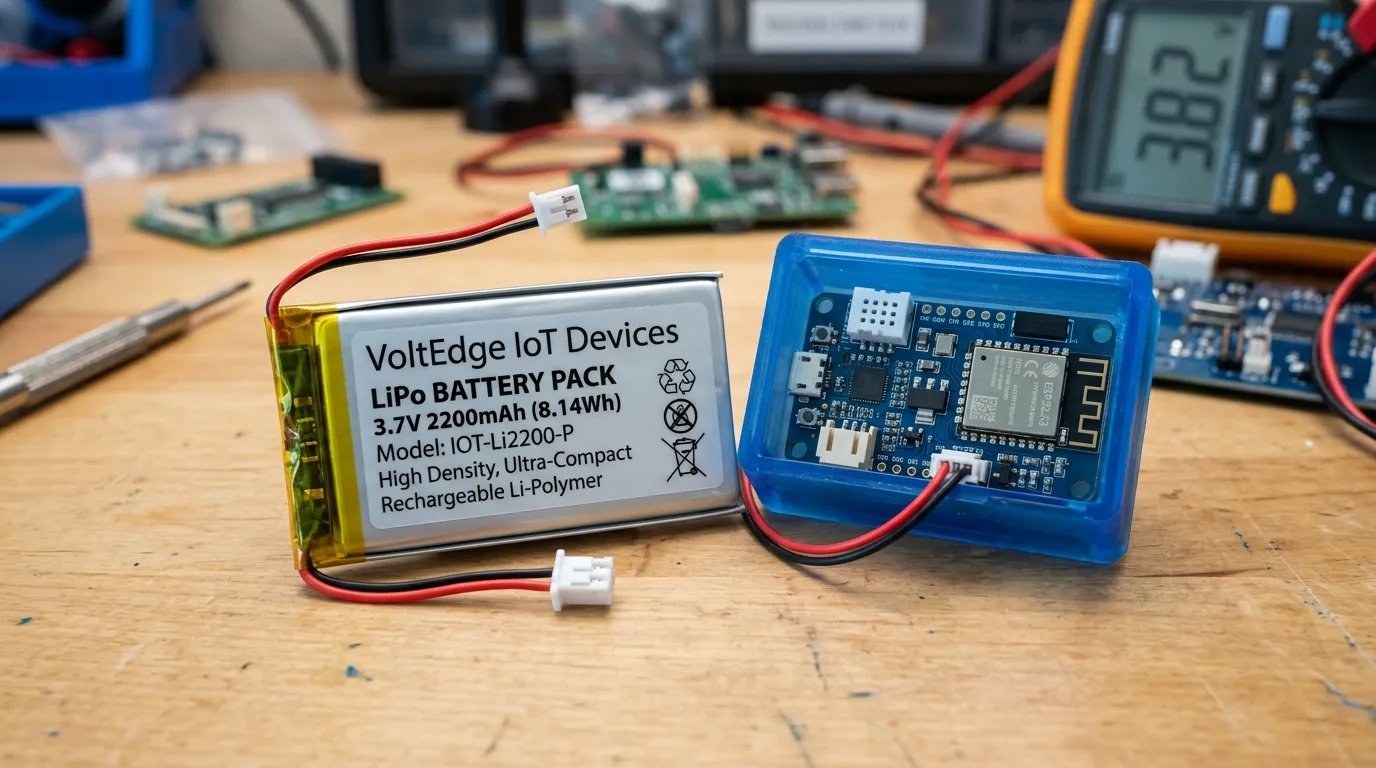 LiPo-Batterie für IoT-Geräte