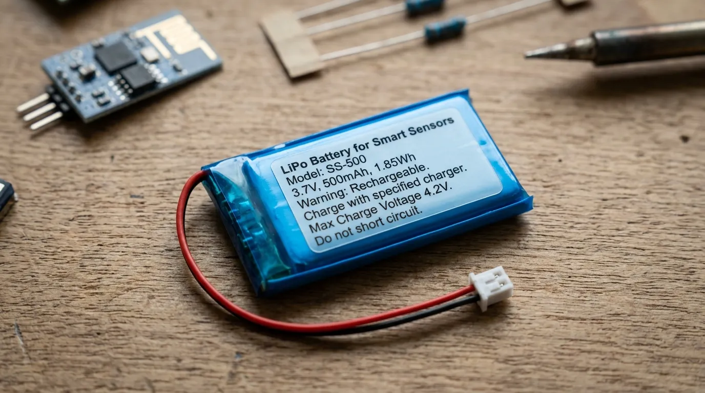LiPo-Batterie für intelligente Sensoren