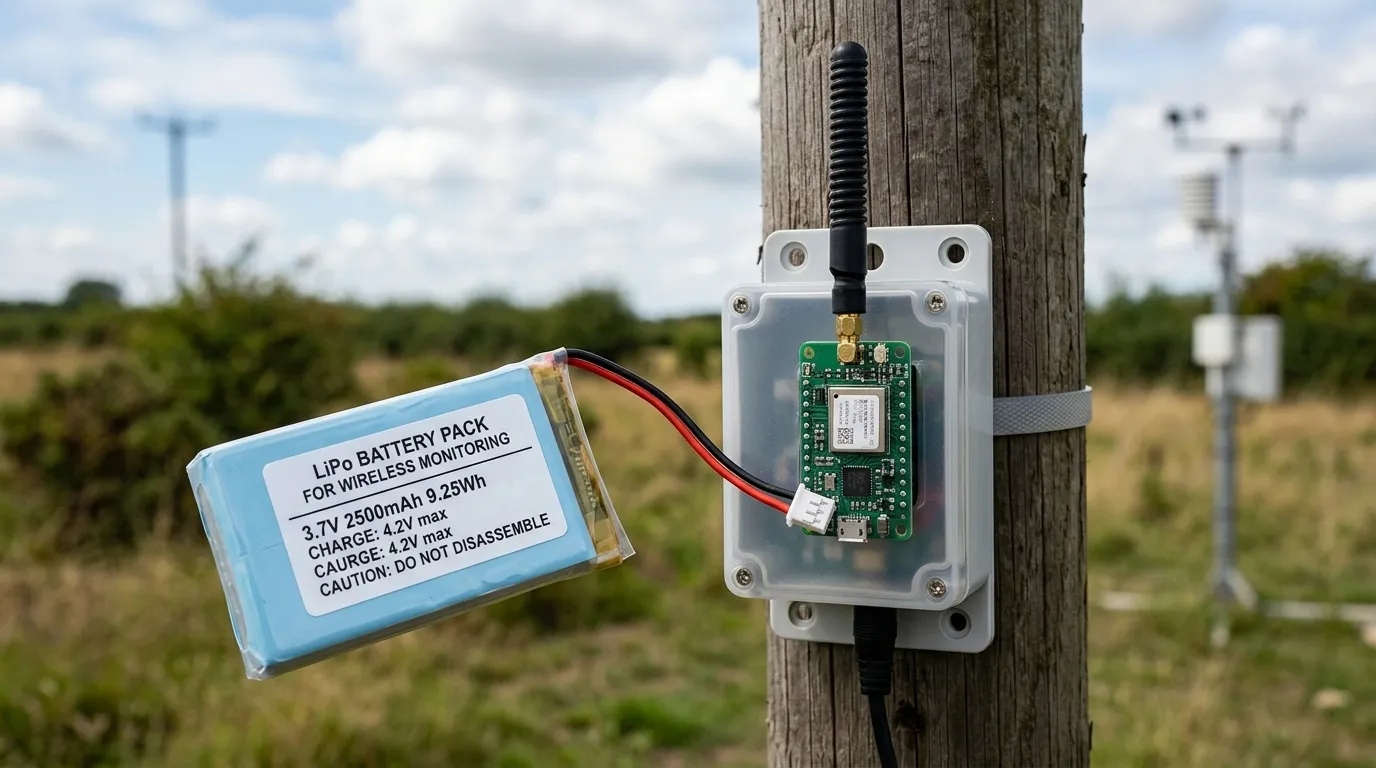 LiPo-Batterie für drahtlose Überwachungssysteme