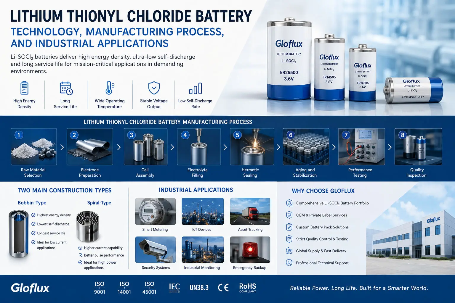 Lithium-Thionylchlorid-Batterie