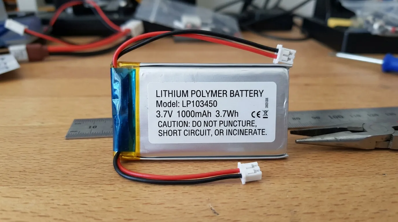 3,7V-Lithium-Polymer-Batterie