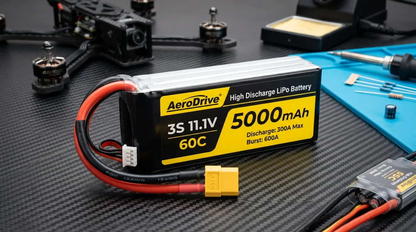 LiPo-Batterie für Drohne