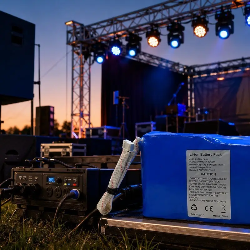 Wiederaufladbares 18650 Lithium-Batteriepaket für Außenlautsprecher und tragbare Audiosysteme