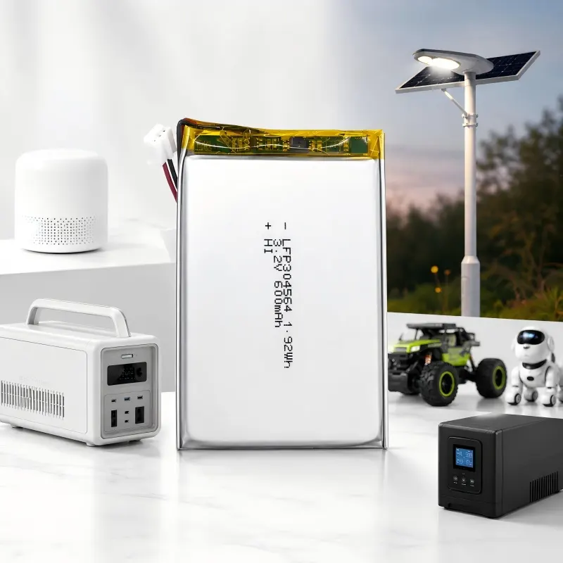 OEM 3,2V LiFePO4-Akku mit Kabeln und Anschluss für die Geräteintegration