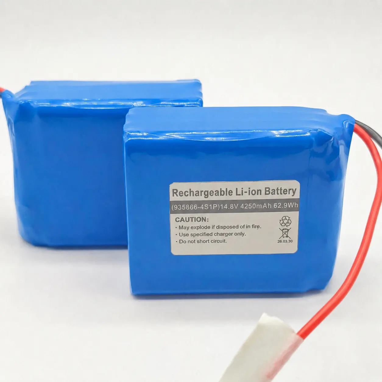 4S1P-Niedrigtemperatur-Lithium-Polymer-Batterie mit 14,8V und 4250mAh Kapazität
