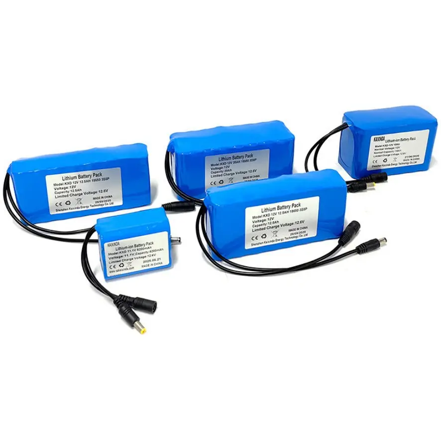 Individuelles LiFePO4-Batteriepaket mit 18650 Zellen für Solar-Straßenlaternen