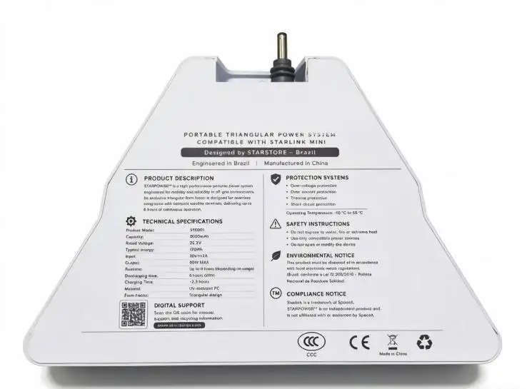 Star Link 25,2V tragbare Stromquelle mit maximaler Leistung von 60W